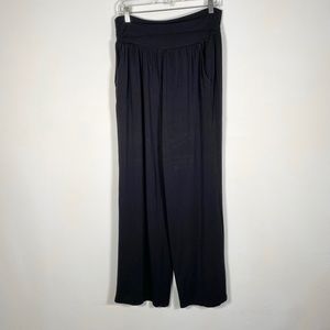 Athleta Black Wide-Leg Pants